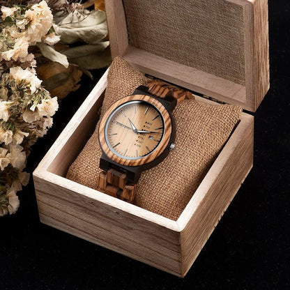 BOBOBIRD Men's Quartz Simple Fashion New Couple Wooden - Trend Fusion