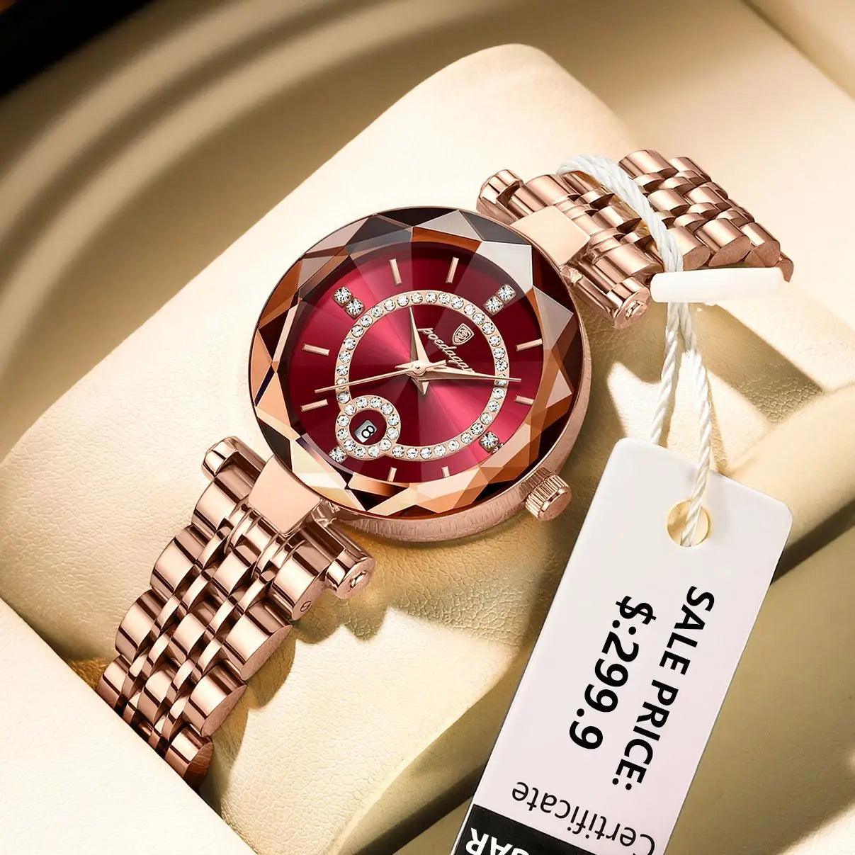 Women Luxury Wrist Watch Elegant High Quality Diamond - Trend Fusion