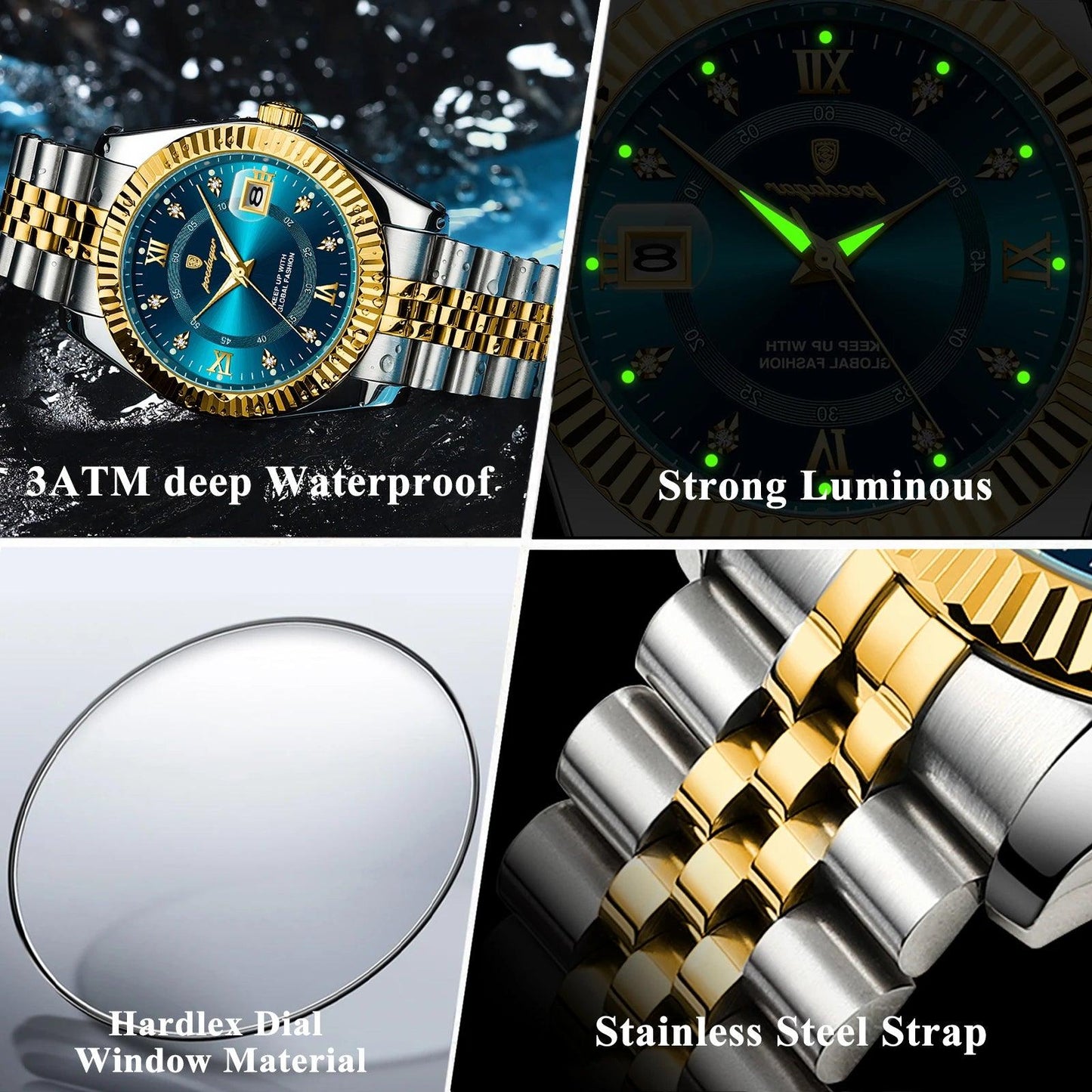 Luxury Sport Wrist Watch For Man Waterproof - Trend Fusion